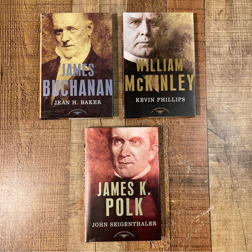 American President Series Book Bundle Buchanan McKinley James Polk Biography
